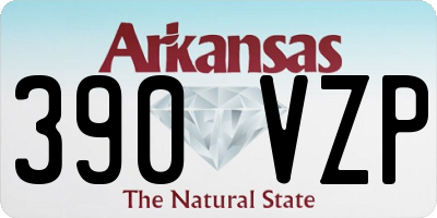 AR license plate 390VZP