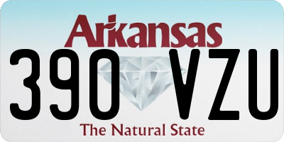AR license plate 390VZU