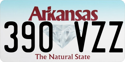 AR license plate 390VZZ