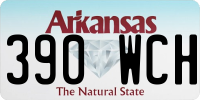 AR license plate 390WCH