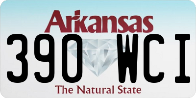 AR license plate 390WCI