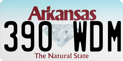 AR license plate 390WDM