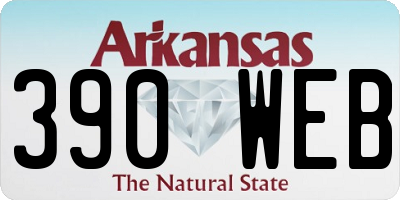 AR license plate 390WEB