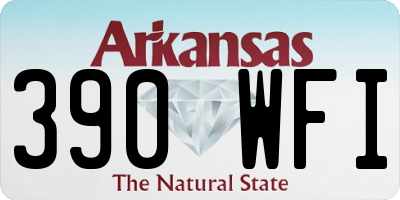 AR license plate 390WFI
