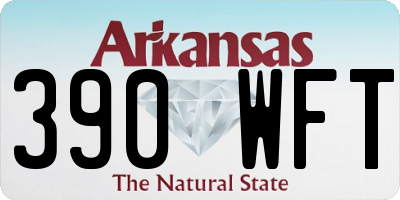 AR license plate 390WFT
