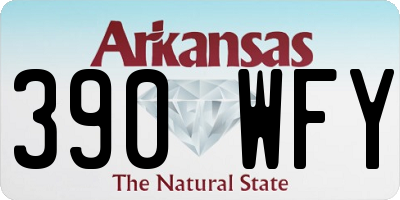 AR license plate 390WFY