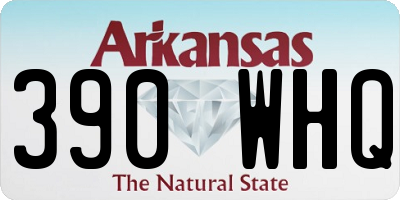 AR license plate 390WHQ