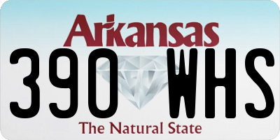 AR license plate 390WHS