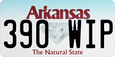 AR license plate 390WIP