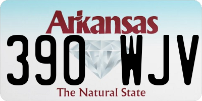 AR license plate 390WJV