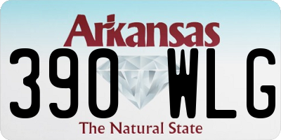 AR license plate 390WLG