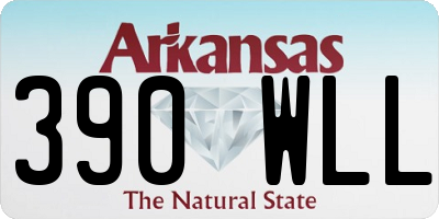 AR license plate 390WLL