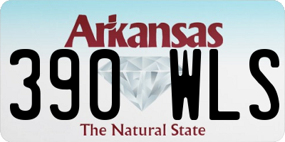 AR license plate 390WLS