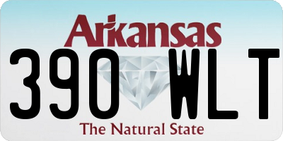 AR license plate 390WLT