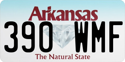 AR license plate 390WMF