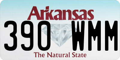AR license plate 390WMM