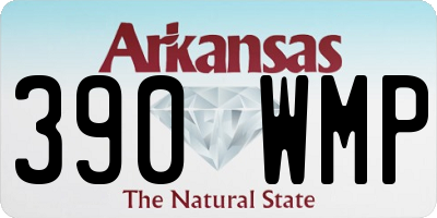 AR license plate 390WMP