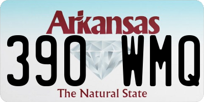 AR license plate 390WMQ