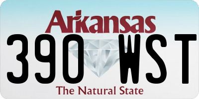 AR license plate 390WST