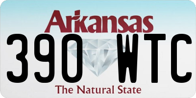 AR license plate 390WTC