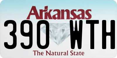 AR license plate 390WTH