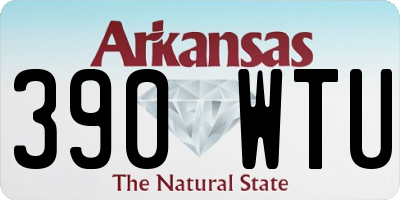 AR license plate 390WTU