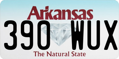 AR license plate 390WUX