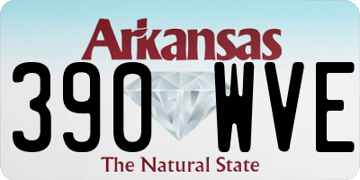 AR license plate 390WVE