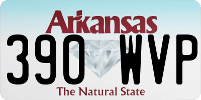 AR license plate 390WVP