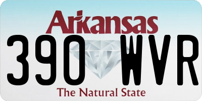 AR license plate 390WVR