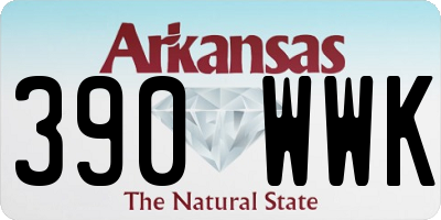 AR license plate 390WWK