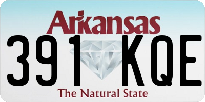 AR license plate 391KQE