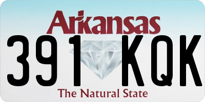 AR license plate 391KQK