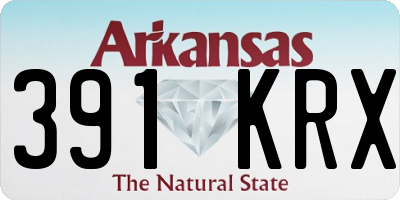 AR license plate 391KRX
