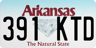AR license plate 391KTD
