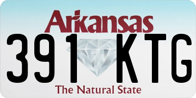 AR license plate 391KTG
