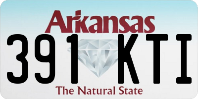 AR license plate 391KTI