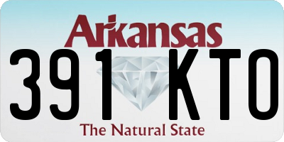 AR license plate 391KTO