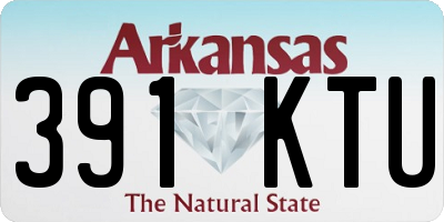 AR license plate 391KTU