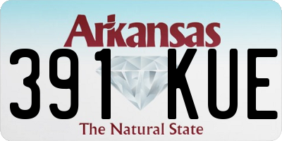 AR license plate 391KUE