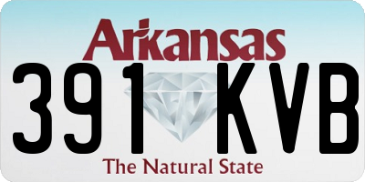 AR license plate 391KVB