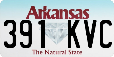 AR license plate 391KVC