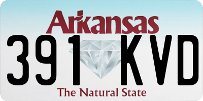 AR license plate 391KVD