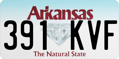 AR license plate 391KVF