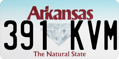 AR license plate 391KVM