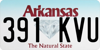AR license plate 391KVU