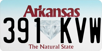 AR license plate 391KVW