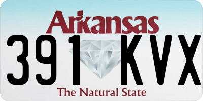 AR license plate 391KVX