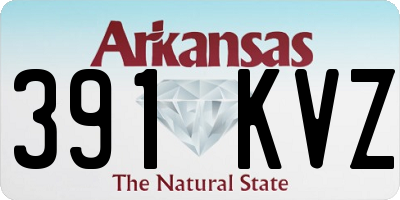 AR license plate 391KVZ