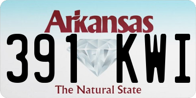 AR license plate 391KWI
